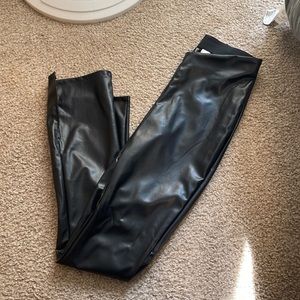 Faux Leather Pants